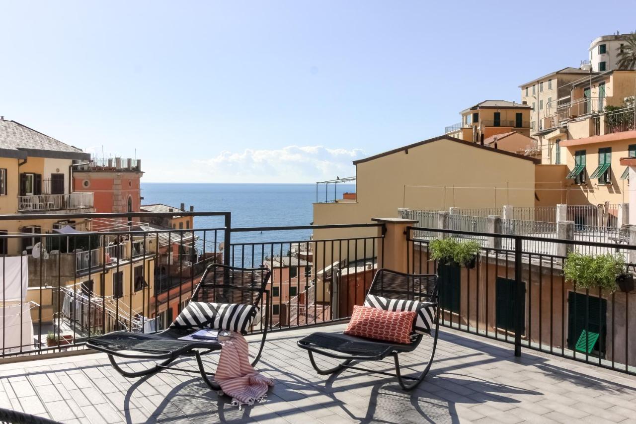 Ca Vivaldi Penthouse 5Terreparco Apartment Riomaggiore Exterior photo