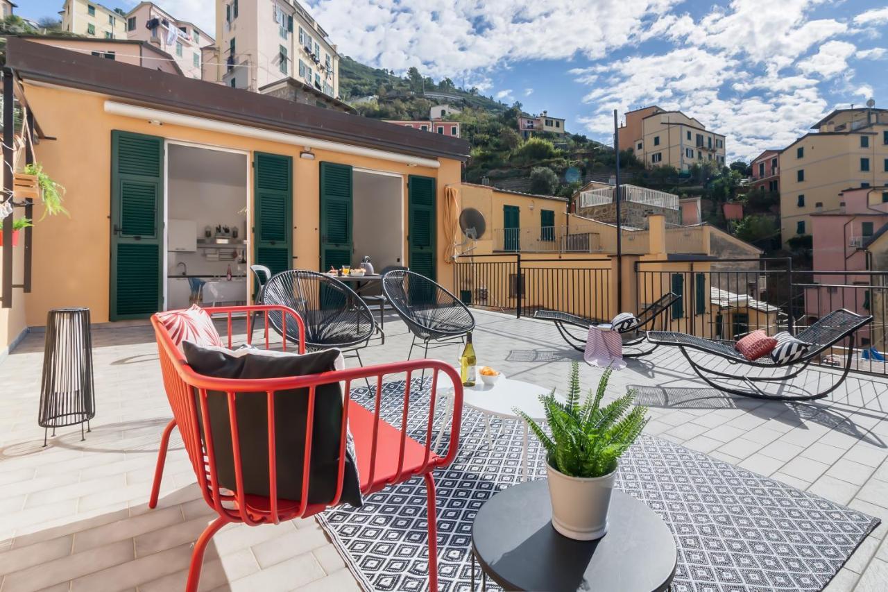 Ca Vivaldi Penthouse 5Terreparco Apartment Riomaggiore Exterior photo